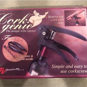 Cork Genie Lever Wine Opener – Black